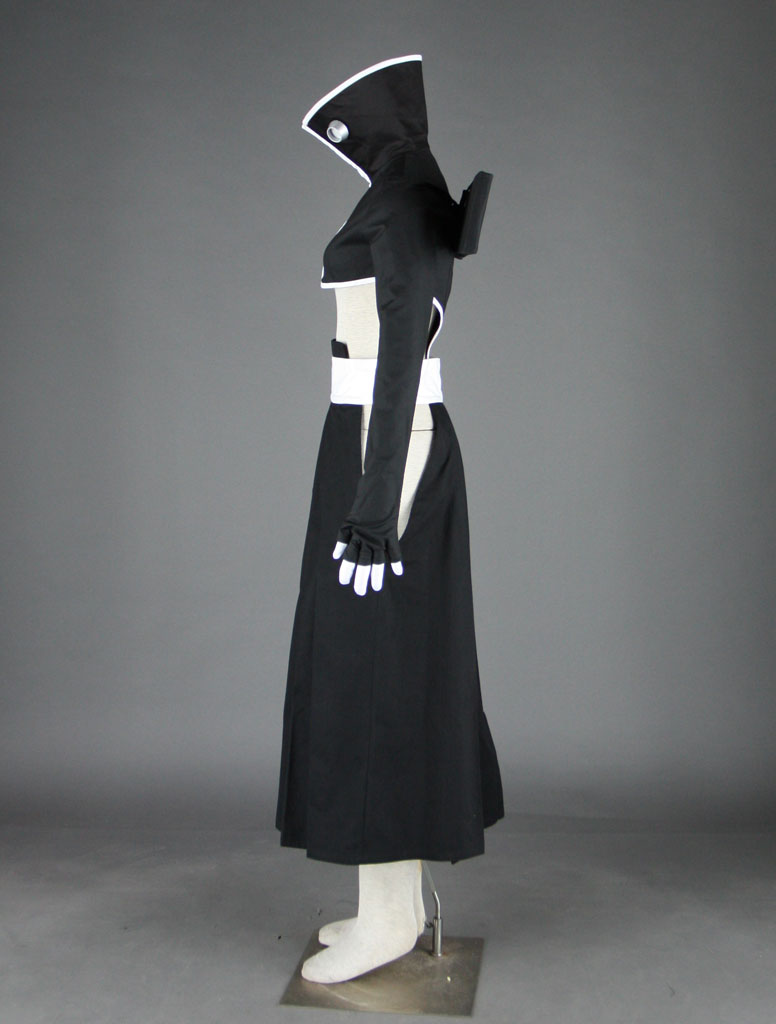 Bleach Tear Halibel Black Kimono Cosplay Costume